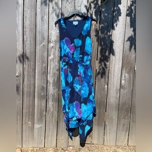 Sleeveless summer dress, floral
